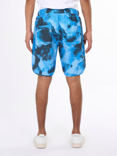 Kenntnisgecotton Bekleidung - Lose Leinen -AOP -Shorts - Gots/Veganer